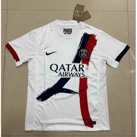 Men 2024 2025 Soccer Jersey Paris Saint Germany White